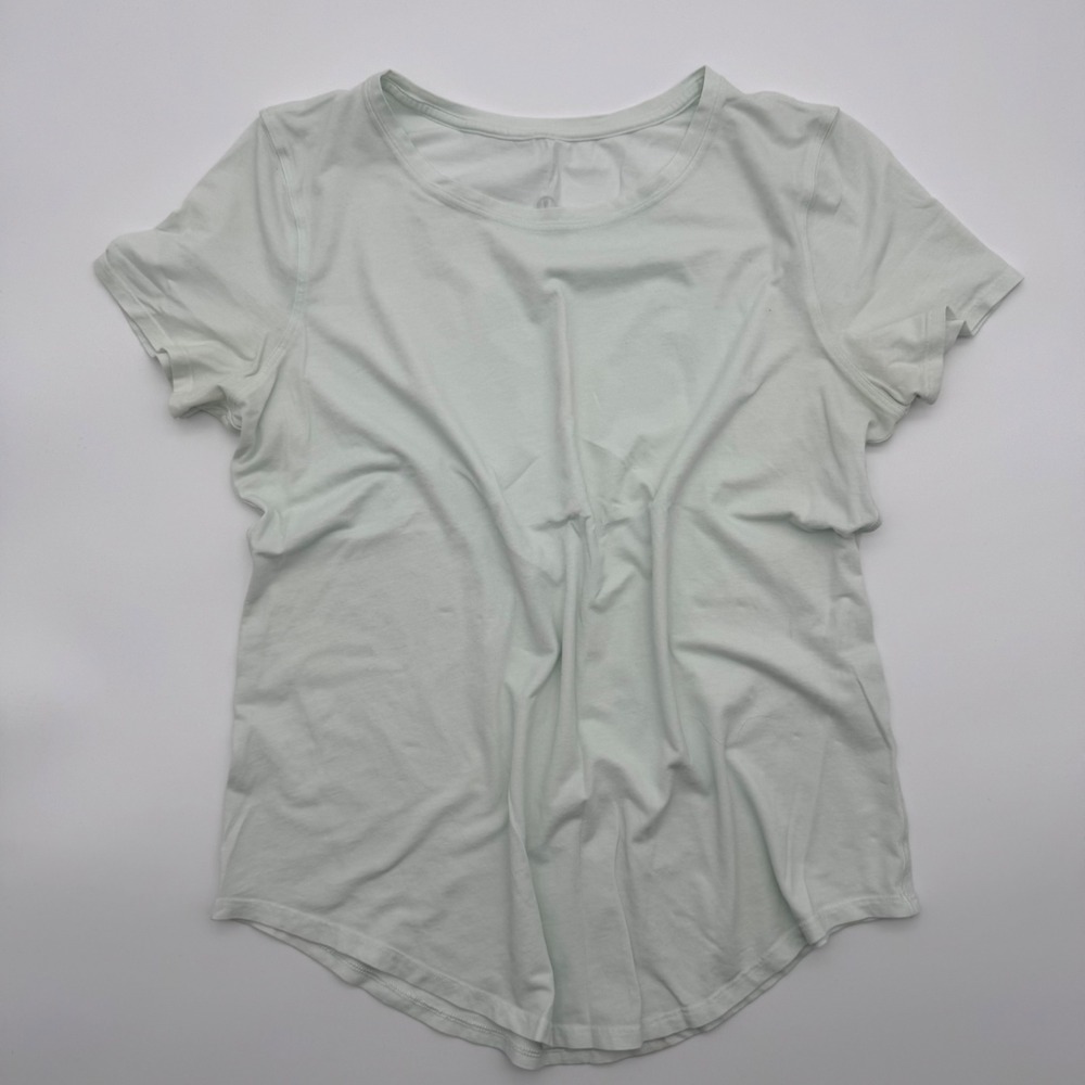 Lululemon Love Crew Short Sleeve T-Shirt Mint Green Seafoam Women Size 6